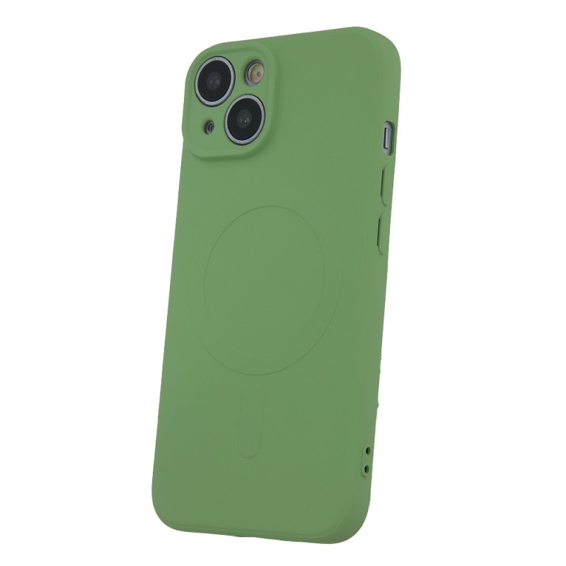 Капак Simple Color Mag за iPhone 16e / 17e светло зелен