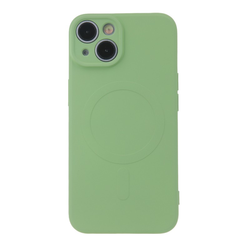 Капак Simple Color Mag за iPhone 16e / 17e светло зелен