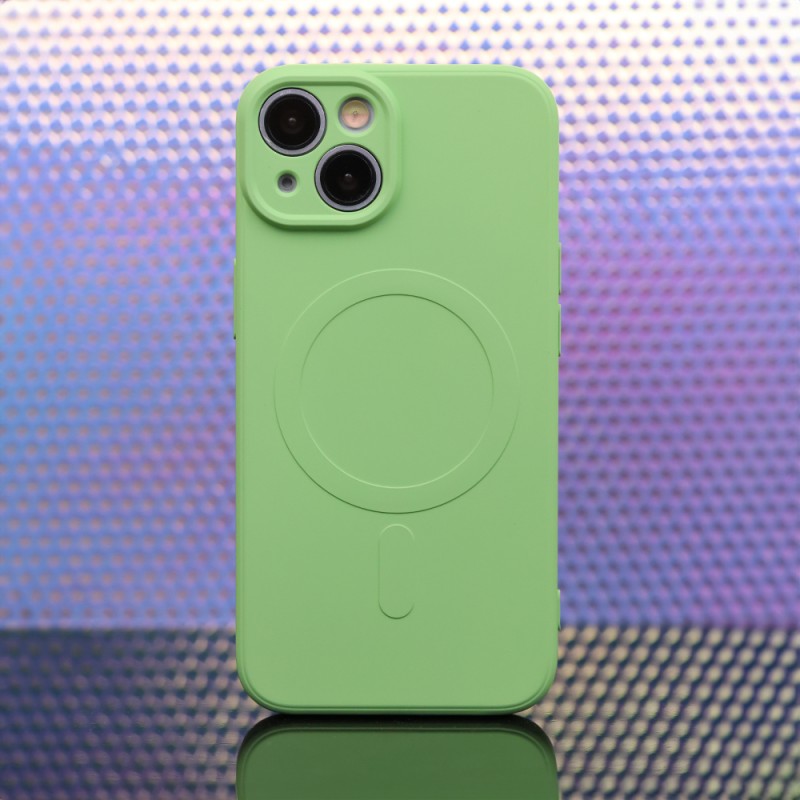 Капак Simple Color Mag за iPhone 16e / 17e светло зелен