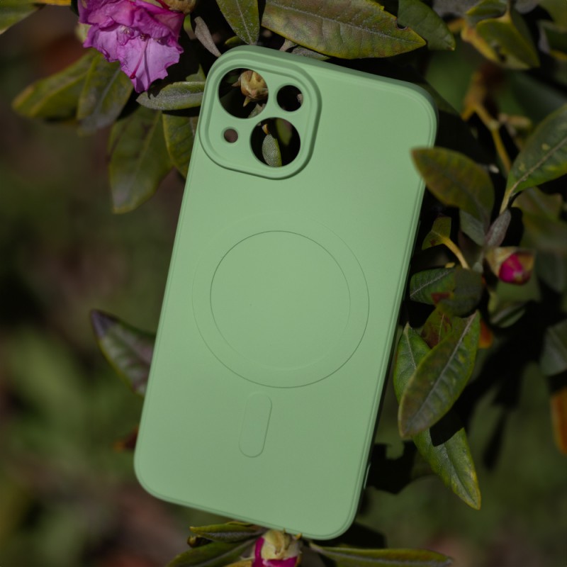 Капак Simple Color Mag за iPhone 16e / 17e светло зелен