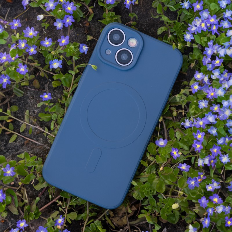 Овърлей Simple Color Mag за Samsung Galaxy A37 5G, тъмносин