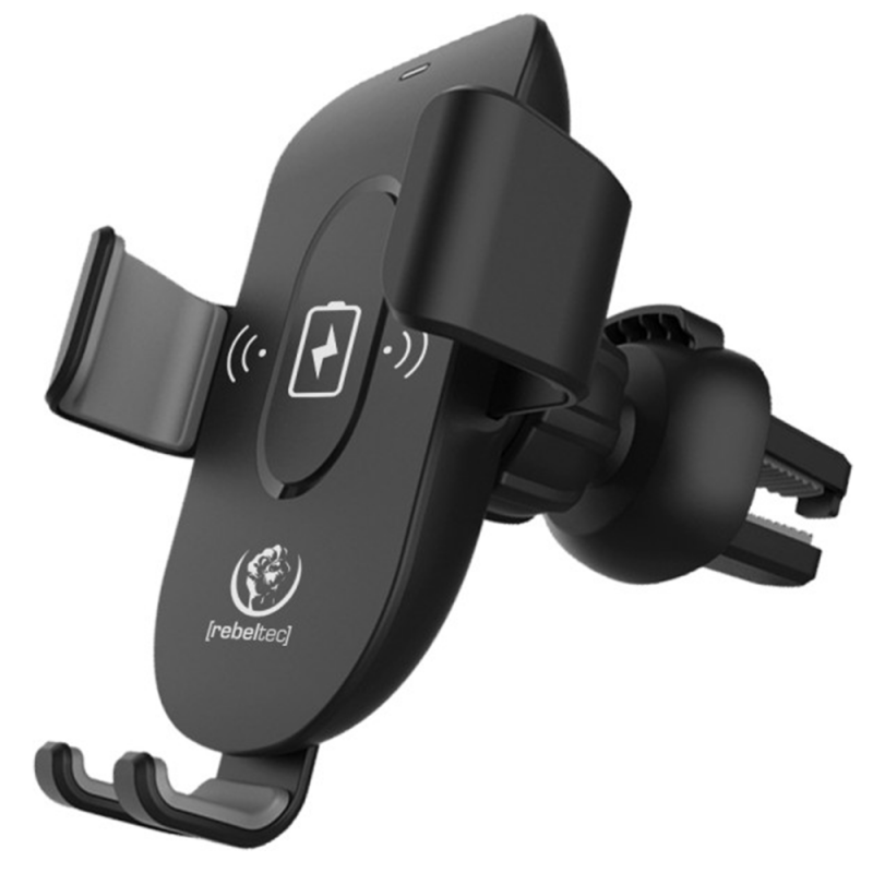 Rebeltec безжично зарядно 15W и стойка за смартфон в едно C25