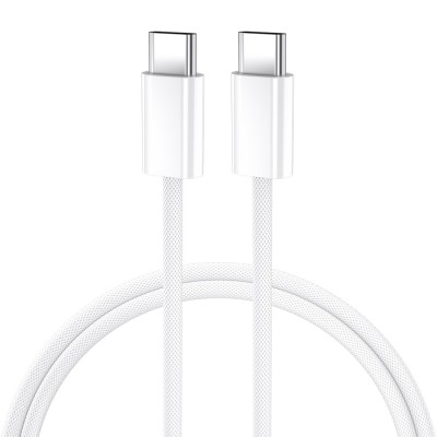 BWOO кабел USB-C - USB-C 1m 60W за iPhone 15 BO-X284 бял