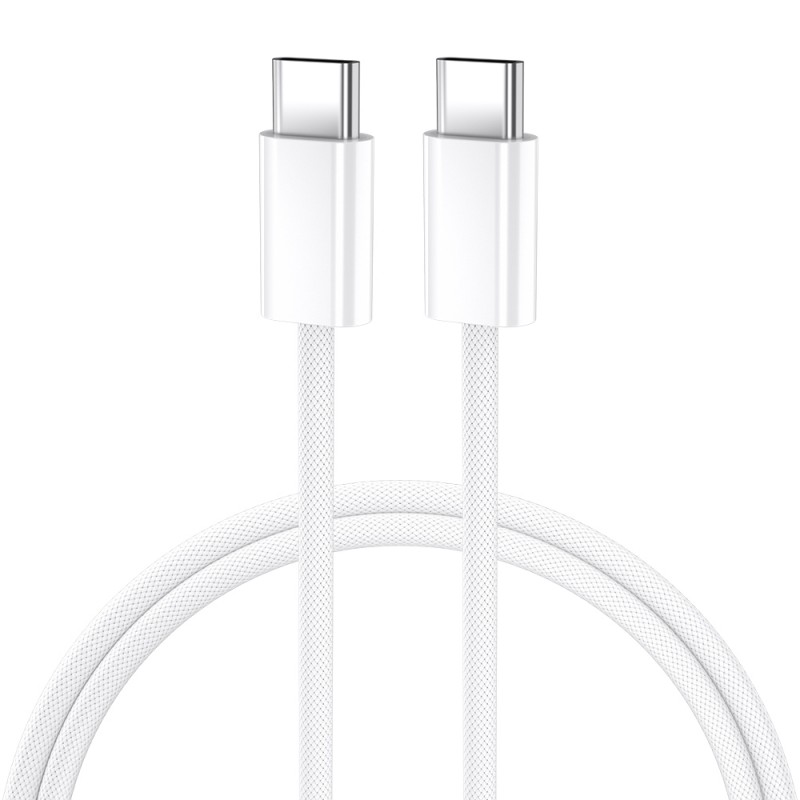 BWOO кабел USB-C - USB-C 1m 60W за iPhone 15 BO-X284 бял