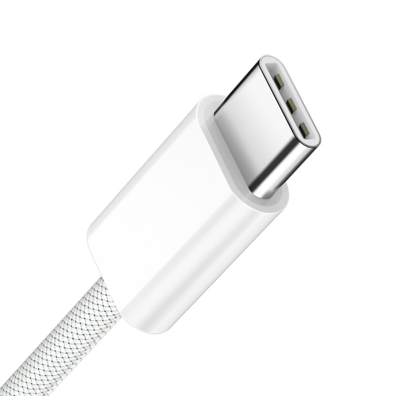 BWOO кабел USB-C - USB-C 1m 60W за iPhone 15 BO-X284 бял