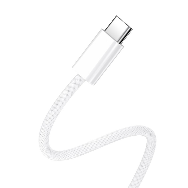 BWOO кабел USB-C - USB-C 1m 60W за iPhone 15 BO-X284 бял