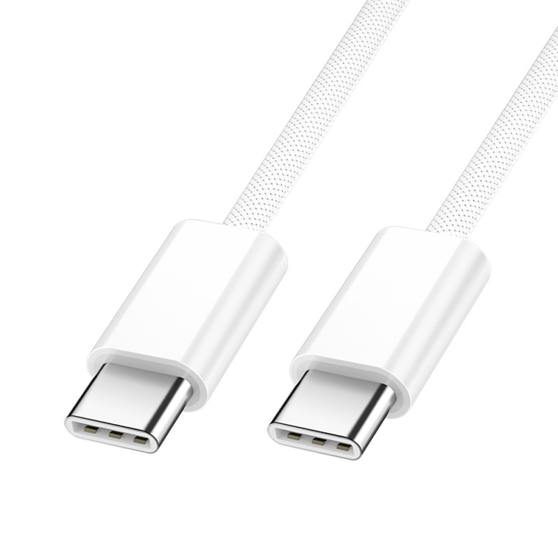 BWOO кабел USB-C - USB-C 1m 60W за iPhone 15 BO-X284 бял