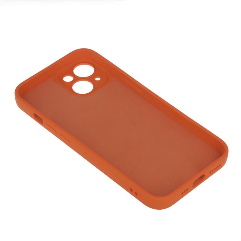 Силиконов капак за Xiaomi Redmi 13c 5G оранжев
