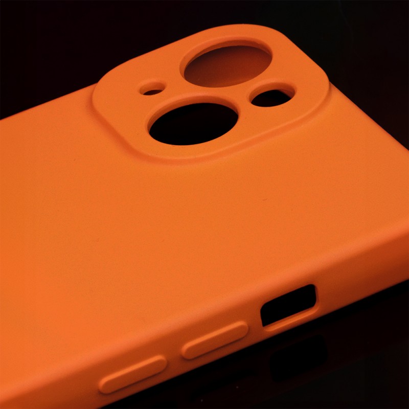 Силиконов капак за Xiaomi Redmi 13c 5G оранжев