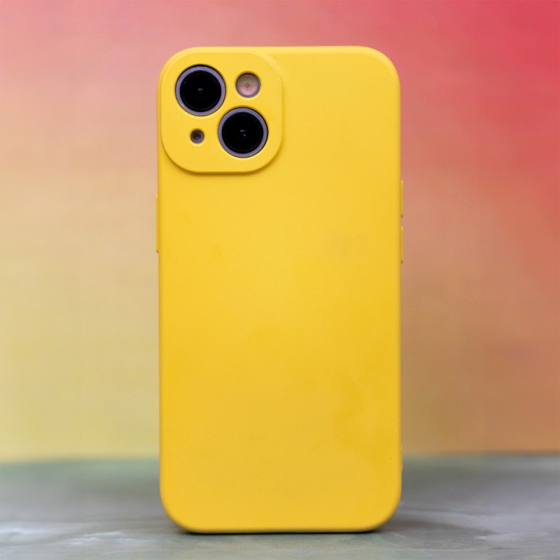 Силиконов капак за Xiaomi Redmi 13c 5G жълт