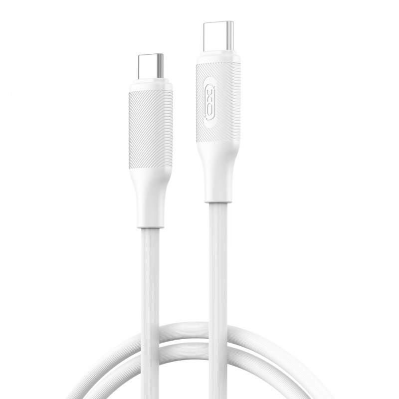 XO кабел NB-Q265B PD USB-C - USB-C 1,0m 60W бял