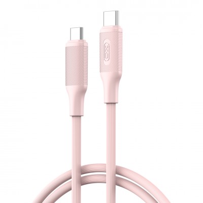 XO кабел NB-Q265B PD USB-C - USB-C 1,0m 60W розов