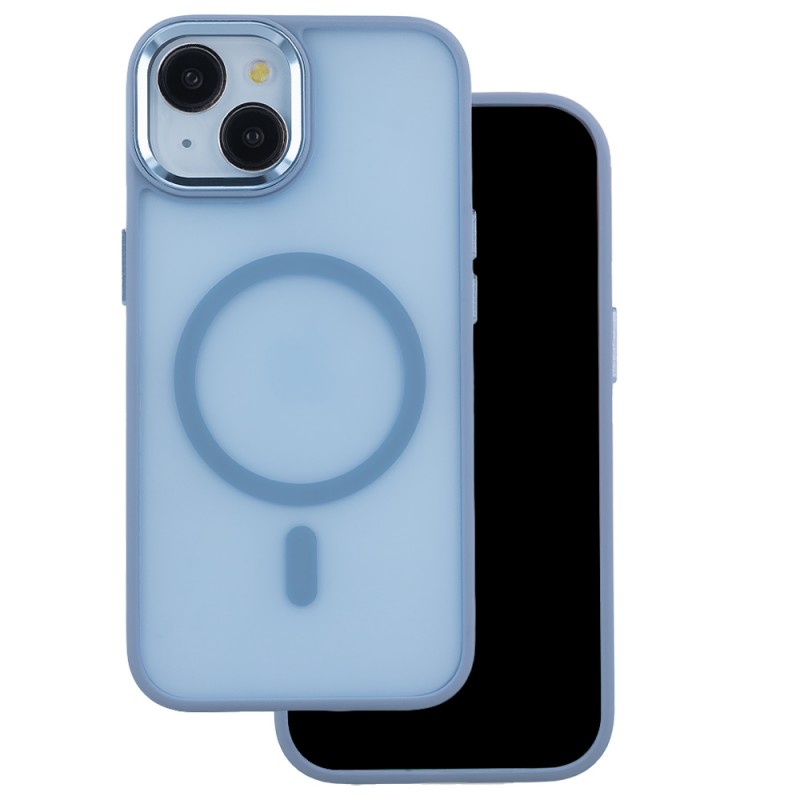 Капак Frozen Mag за iPhone 17 Pro / 18 Pro 6.3" светлосин отворен пръстен