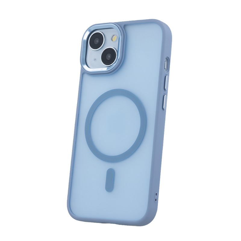 Капак Frozen Mag за iPhone 17 Pro / 18 Pro 6.3" светлосин отворен пръстен