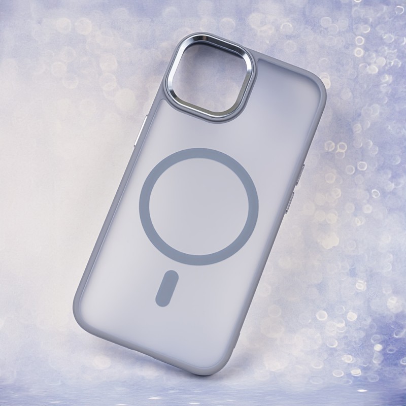 Капак Frozen Mag за iPhone 17 Pro / 18 Pro 6.3" светлосин отворен пръстен