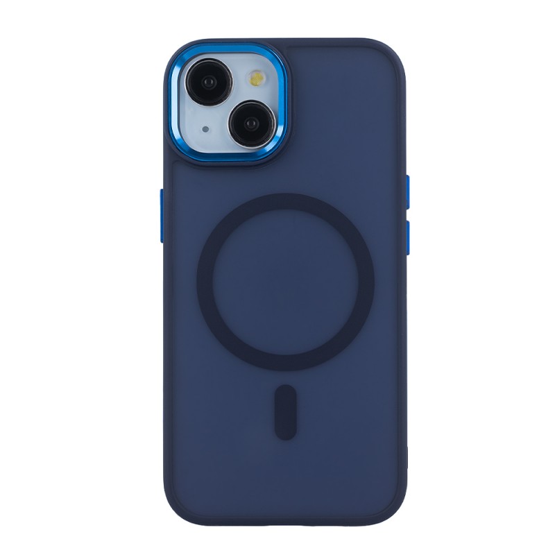 Калъф Frozen Mag за iPhone 17 Pro / 18 Pro 6.3" тъмносин отворен пръстен