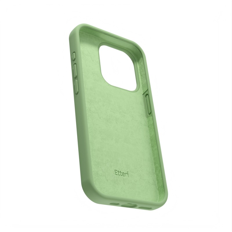 Силиконов кейс Etteri за Xiaomi Redmi Note 13 5G светло зелен