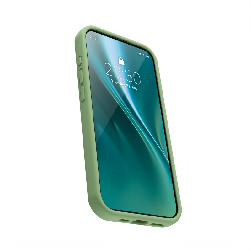 Силиконов кейс Etteri за Xiaomi Redmi Note 13 5G светло зелен