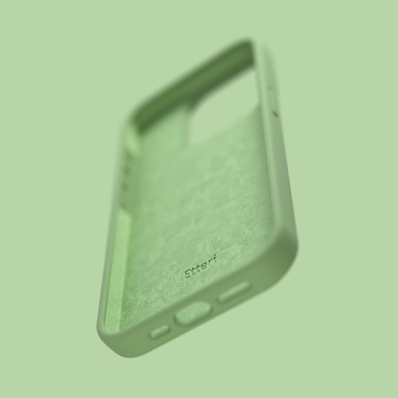Силиконов кейс Etteri за Xiaomi Redmi Note 13 5G светло зелен