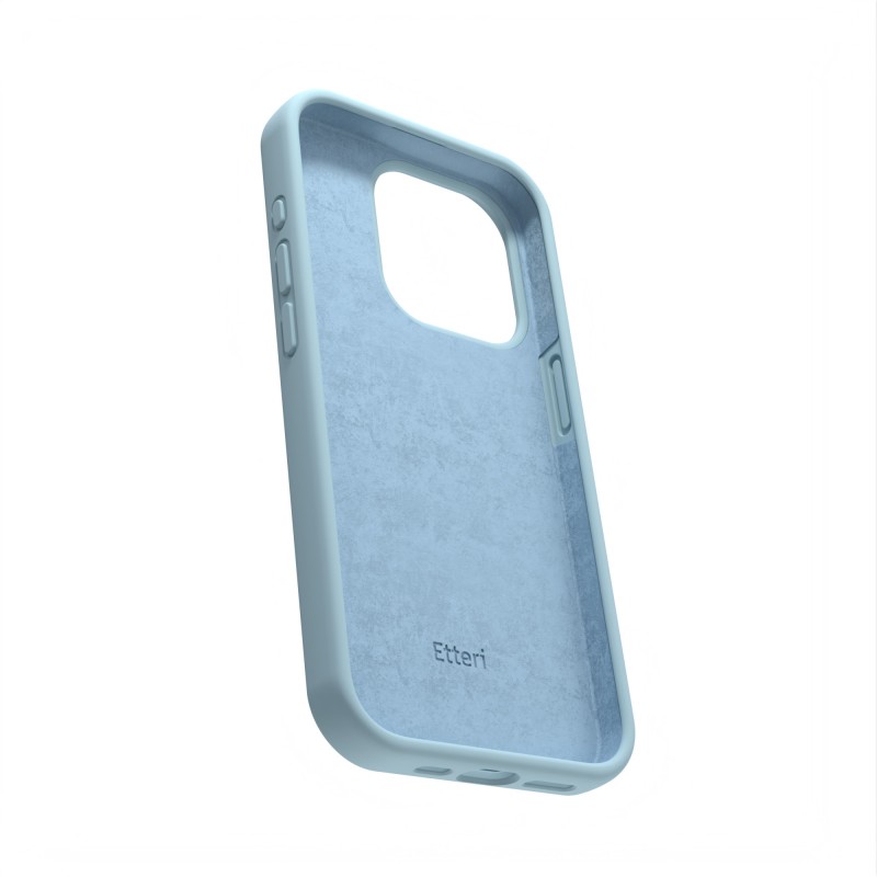 Силиконов калъф Etteri за Samsung Galaxy S23 Ultra светло син