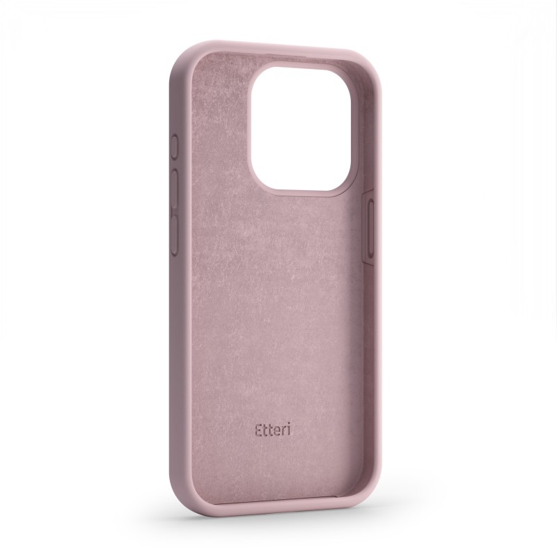 Etteri Silicone Case overlay за Samsung Galaxy S23 FE, светло розов