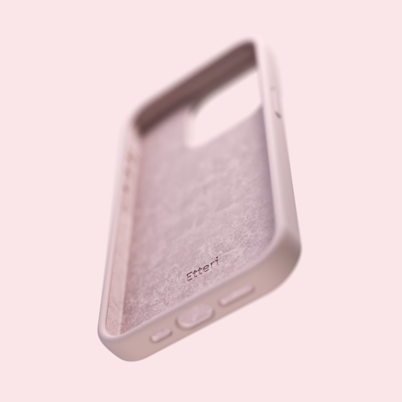 Etteri Silicone Case overlay за Samsung Galaxy S23 FE, светло розов