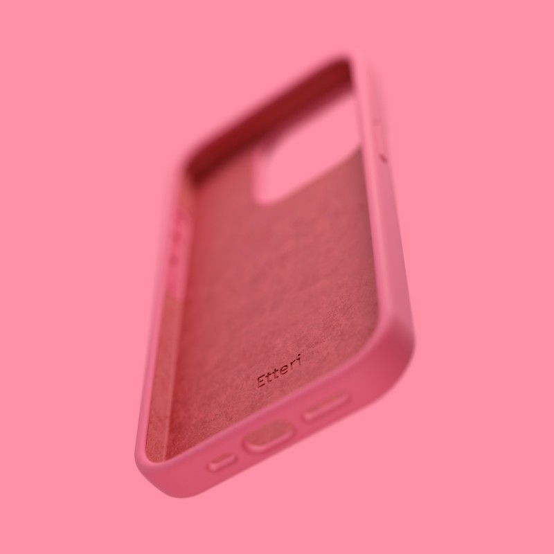 Силиконов калъф Etteri за Xiaomi Redmi Note 13 4G, малинов