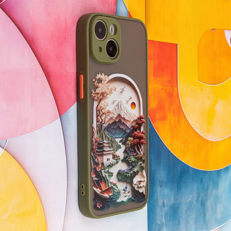 Калъф Ultra Trendy за Samsung Galaxy S23 Travel зелен