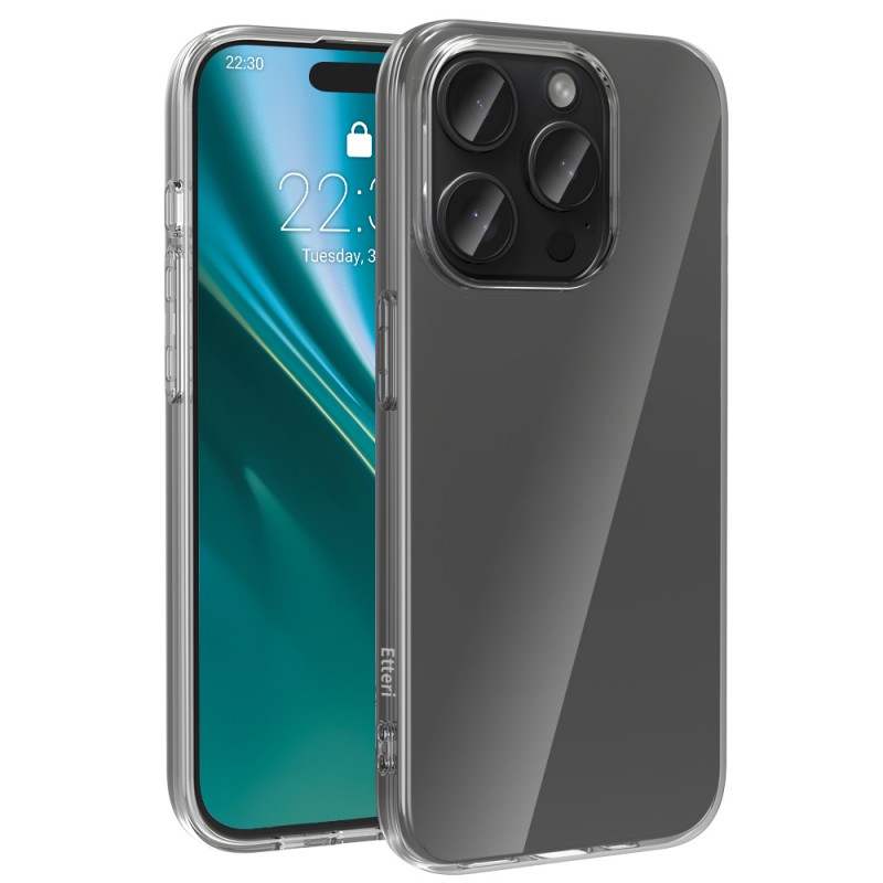 Прозрачен калъф Etteri за iPhone 15 Pro 6.1"