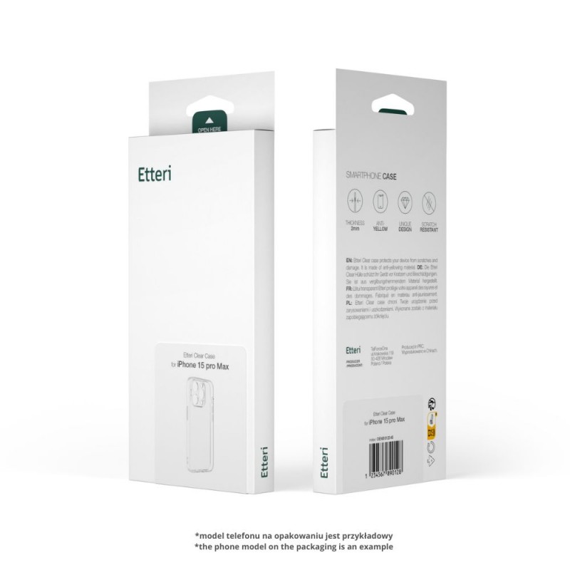 Прозрачен калъф Etteri за iPhone 13 6.1"