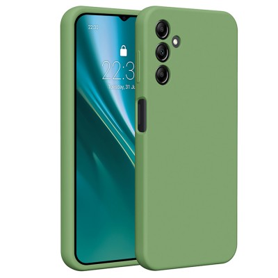 Силиконов кейс Etteri за Samsung Galaxy A14 светлозелен