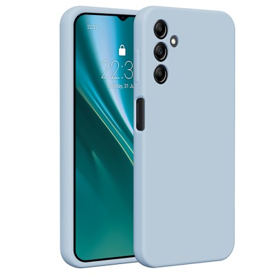 Силиконов кейс Etteri за Samsung Galaxy A14 светло син