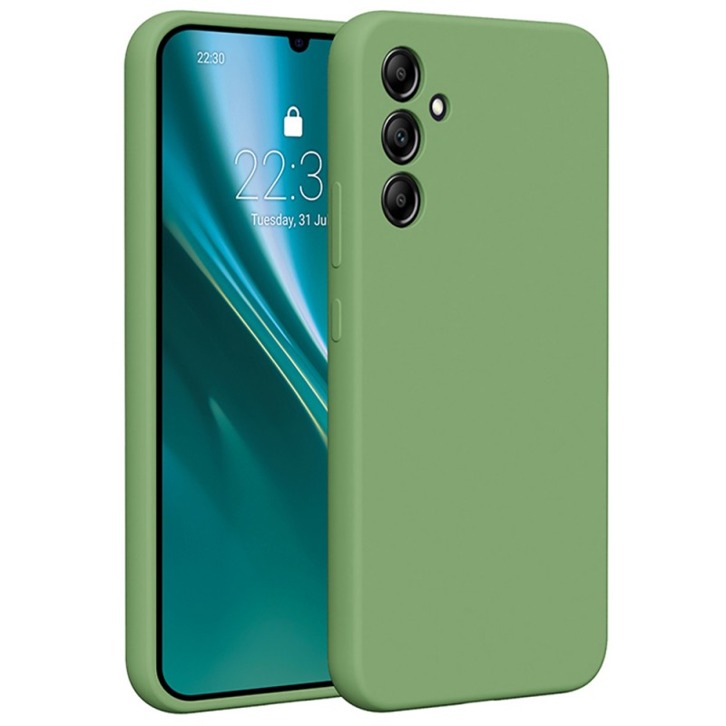 Силиконов кейс Etteri за Samsung Galaxy A34 5G светло зелен