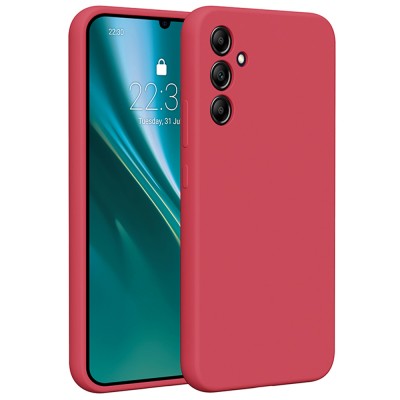 Силиконов кейс Etteri за Samsung Galaxy A34 5G, малинов