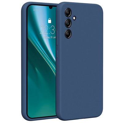 Силиконов кейс Etteri за Samsung Galaxy A34 5G, тъмно син