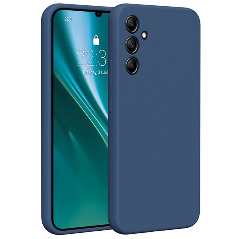 Силиконов кейс Etteri за Samsung Galaxy A34 5G, тъмно син