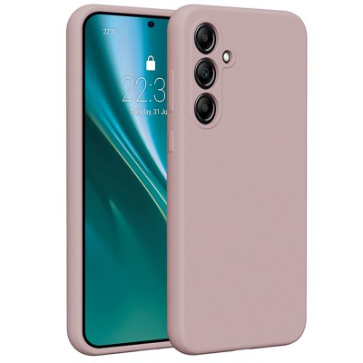 Силиконов кейс Etteri за Samsung Galaxy A35 5G, светло розов