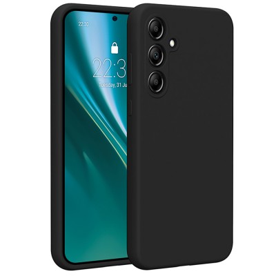 Силиконов калъф Etteri за Samsung Galaxy A35 5G черен