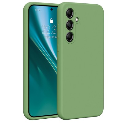 Силиконов кейс Etteri за Samsung Galaxy A55 5G светло зелен