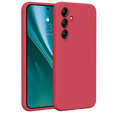 Гръб Etteri Silicone Case за Samsung Galaxy A55 5G малинов
