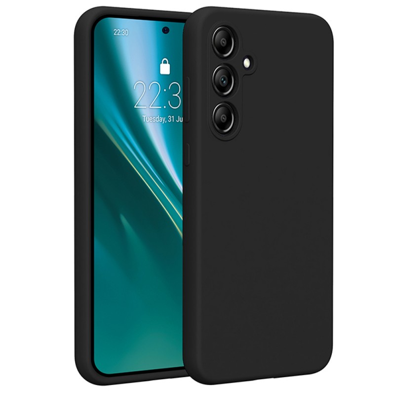 Гръб Etteri Silicone Case за Samsung Galaxy A55 5G черен