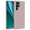 Силиконов калъф Etteri за Samsung Galaxy S22 Ultra светло розов