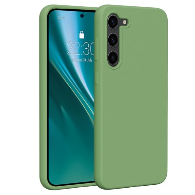Силиконов кейс Etteri за Samsung Galaxy S23 Plus светло зелен