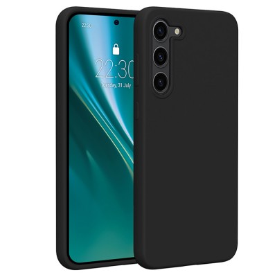Силиконов калъф Etteri за Samsung Galaxy S23 Plus черен