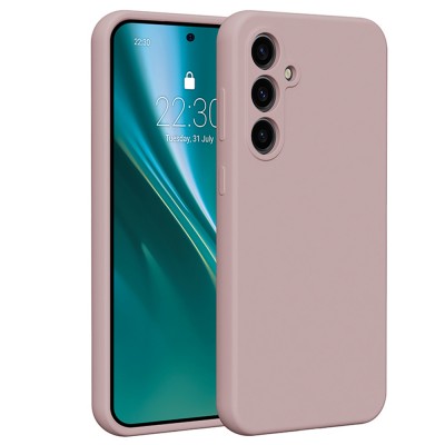 Etteri Silicone Case overlay за Samsung Galaxy S23 FE, светло розов
