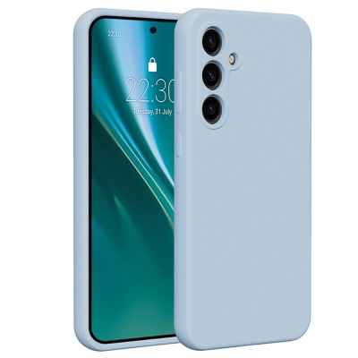 Силиконов калъф Etteri за Samsung Galaxy S23 FE, светло син