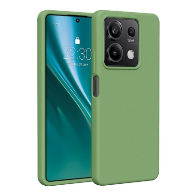 Силиконов кейс Etteri за Xiaomi Redmi Note 13 5G светло зелен