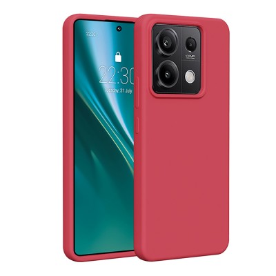 Силиконов кейс Etteri за Xiaomi Redmi Note 13 Pro 5G, малинов