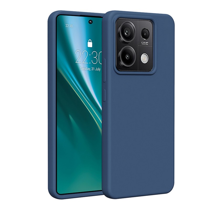Силиконов кейс Etteri за Xiaomi Redmi Note 13 Pro 5G, тъмно син