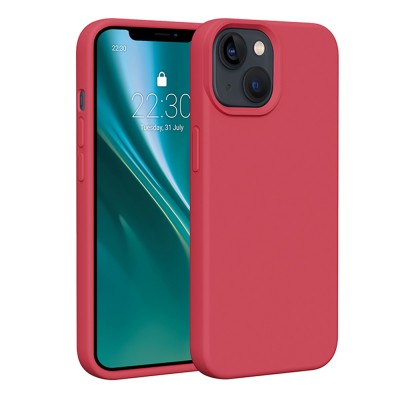 Силиконов калъф Etteri за iPhone 14 6.1" малинов